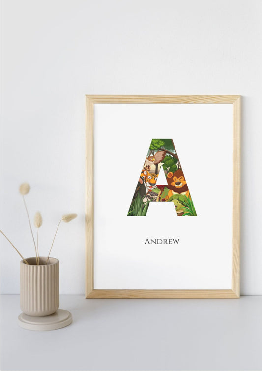 Jungle Name Print